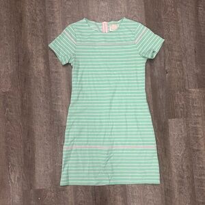 Sail to Sable Mint & Pink Shirtdress Sz S